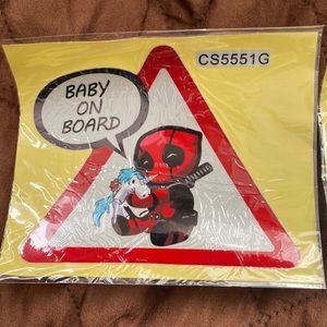 New Baby on Board - Baby Deadpool